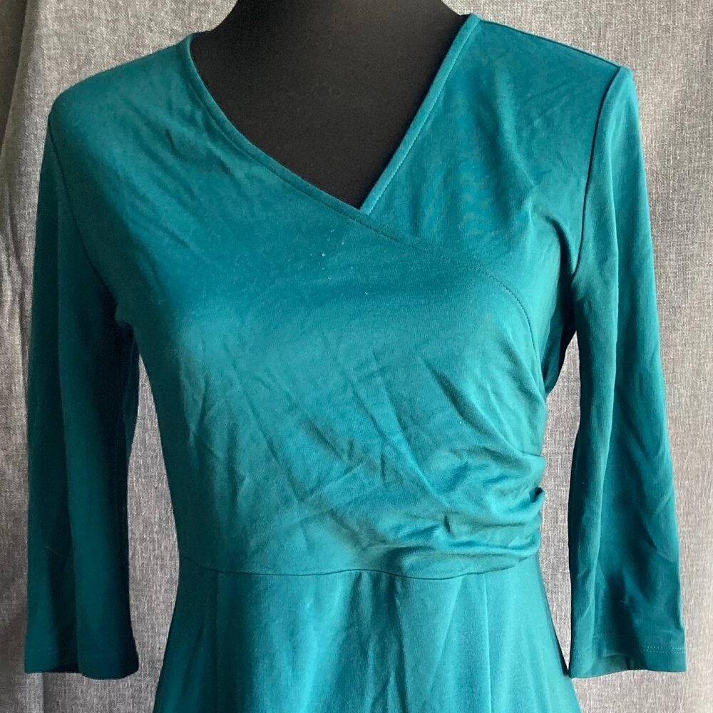 Lark & Ro Teal Dress